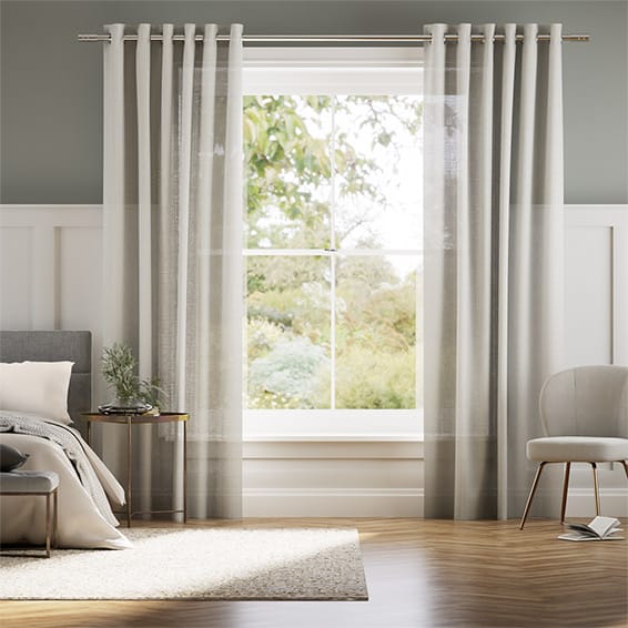 Colorized Aubade Voile Vapour Curtains 5929
