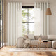 Colorized Lumiere Unlined Quincy Vanilla Curtains 5942