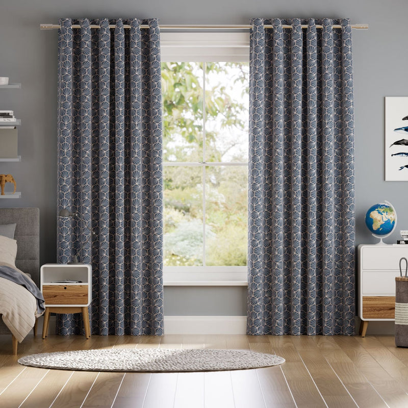 Colorized Aikyo Midnight  Curtains 6021