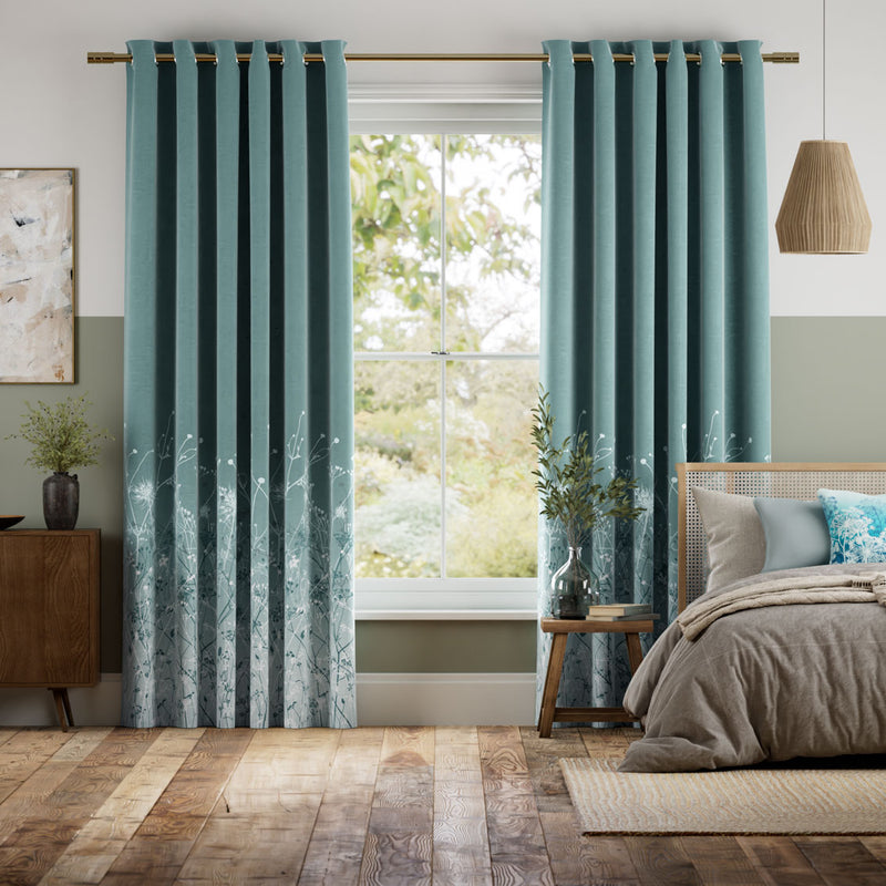 Colorized September Meadow Sea Mist Curtains 6027