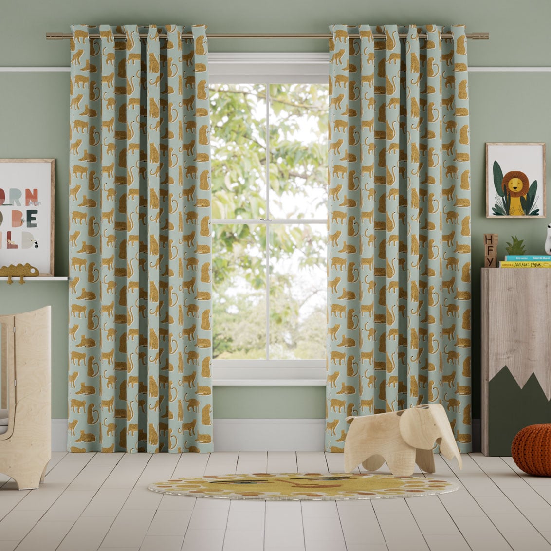 Colorized Lionel Sky Curtains 6033