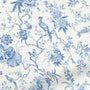 ColorizedPLA Bird Toile French Blue Curtains 6132
