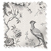 ColorizedSwatch Bird Toile Charcoal Curtains sample image 6131