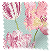 ColorizedSwatch Primavera Tulips Duck Egg Curtains sample image 6134