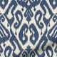 ColorizedPLA Ikat Damask Ink Blue Curtains 6139