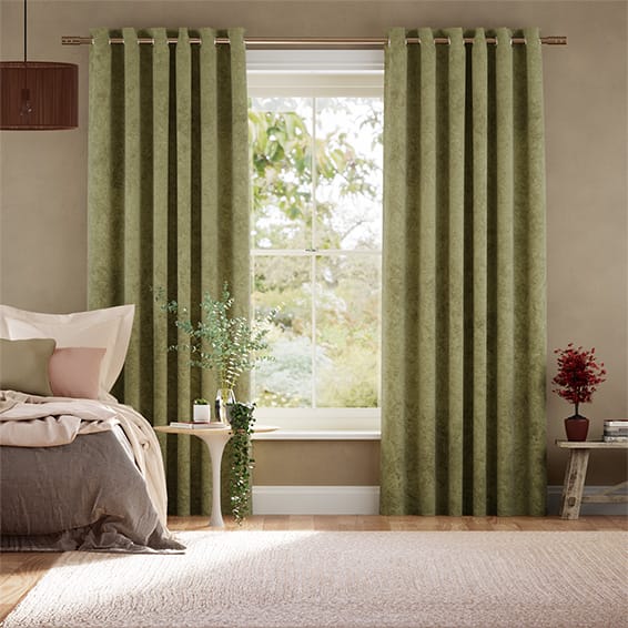Colorized Alva Matcha Curtains 6198