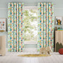 Colorized Jungle Jiggle Funky Brights Curtains 6207
