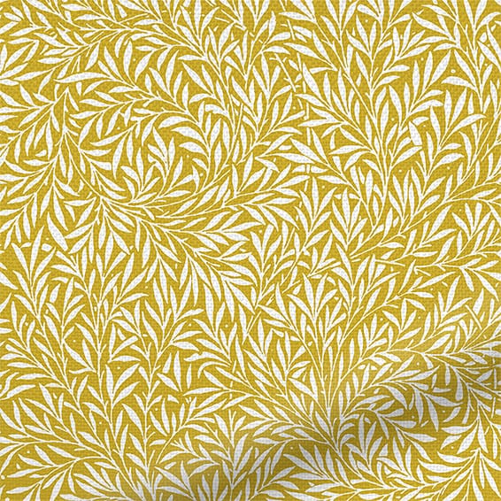 ColorizedPLA William Morris Willow Ochre Curtains 6250