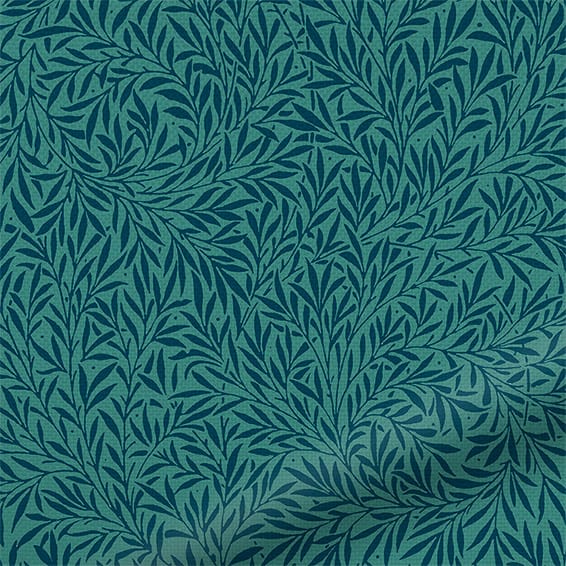 ColorizedPLA William Morris Willow Jade Curtains 6249