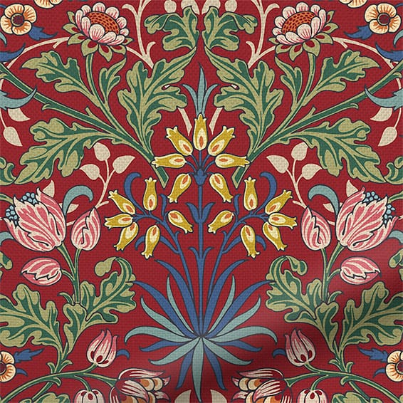 ColorizedPLA William Morris Hyacinth Russet Curtains 6257