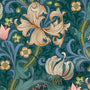 ColorizedPLA William Morris Golden Lily Evergreen Curtains 6264