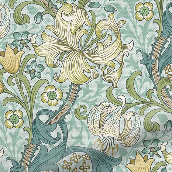 ColorizedPLA William Morris Golden Lily Opal Curtains 6266