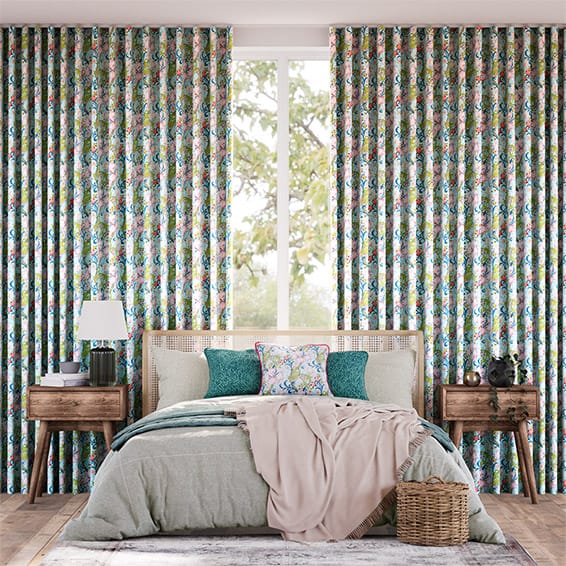 Colorized William Morris Golden Lily Fantasy Curtains 6265