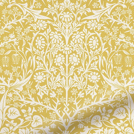 ColorizedPLA William Morris Blackthorn Saffron Curtains 6279
