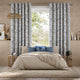 Colorized Rue Watercolour Blue Curtains 6323