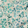 ColorizedPLA Rue Watercolour Teal Curtains 6326