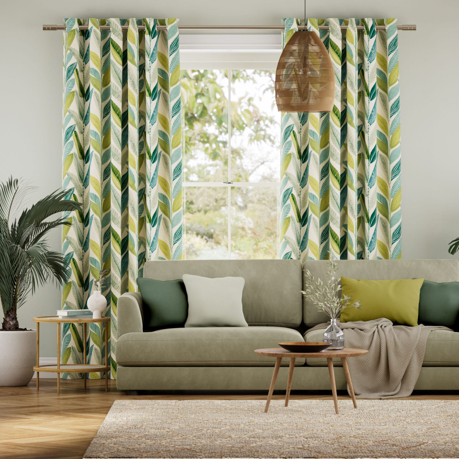 Colorized Hikkaduwa Pacific Curtains 6338