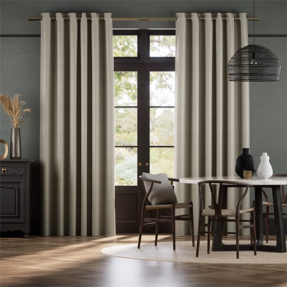 Colorized Ahisma Luxe Faux Silk Mink Curtains 6400