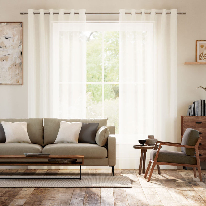 Colorized Liana Voile Porcelain Curtains 6487