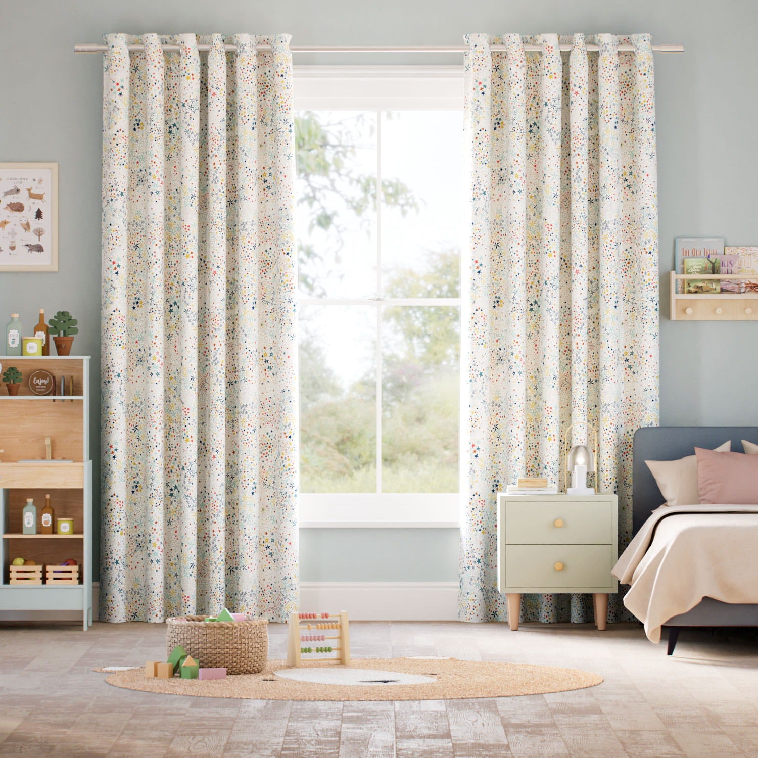 Colorized Adelajda Aurora Yellow Curtains 6585