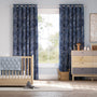 Colorized Adelajda Nighttime Blue Curtains 6586