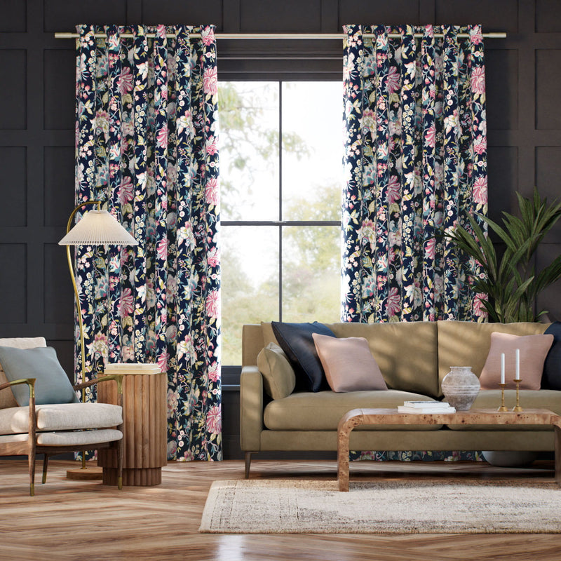 Colorized Christelle Cosmos Curtains 6589