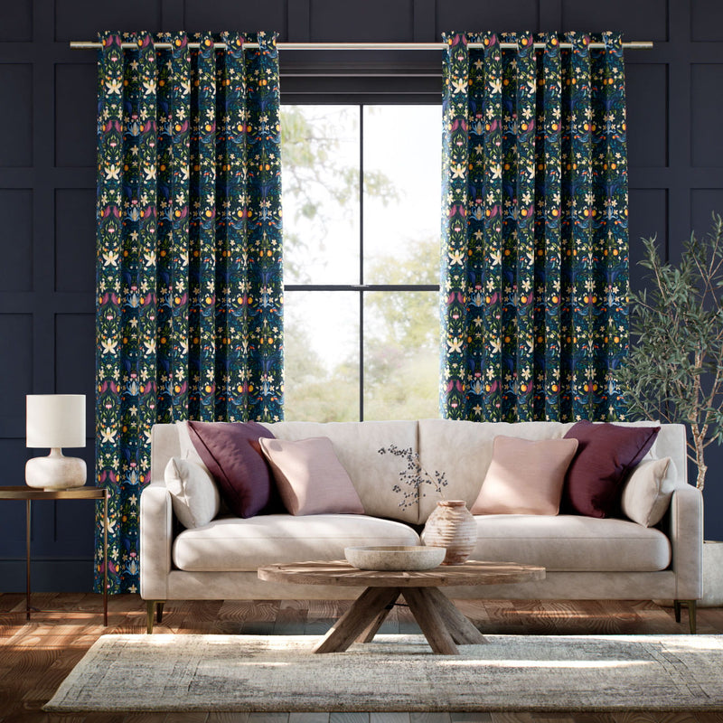 Colorized Forbidden Fruit Nightfall Curtains 6601