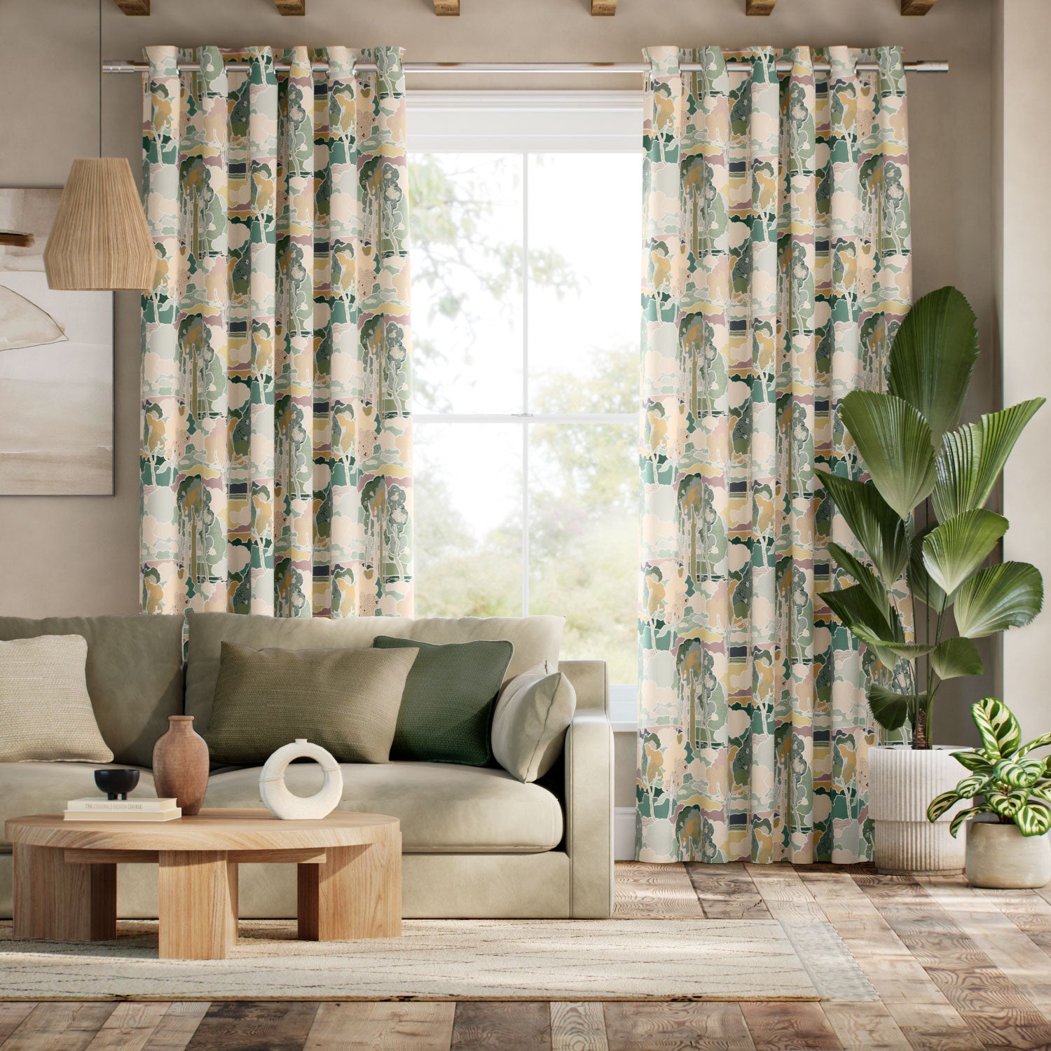 Colorized Prospect Road Savannah Curtains 6609