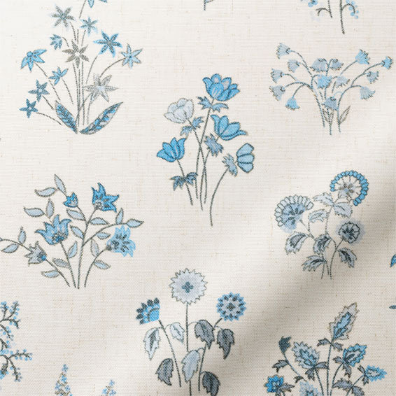ColorizedPLA Shepherdly Meadow China Blue Curtains 6614