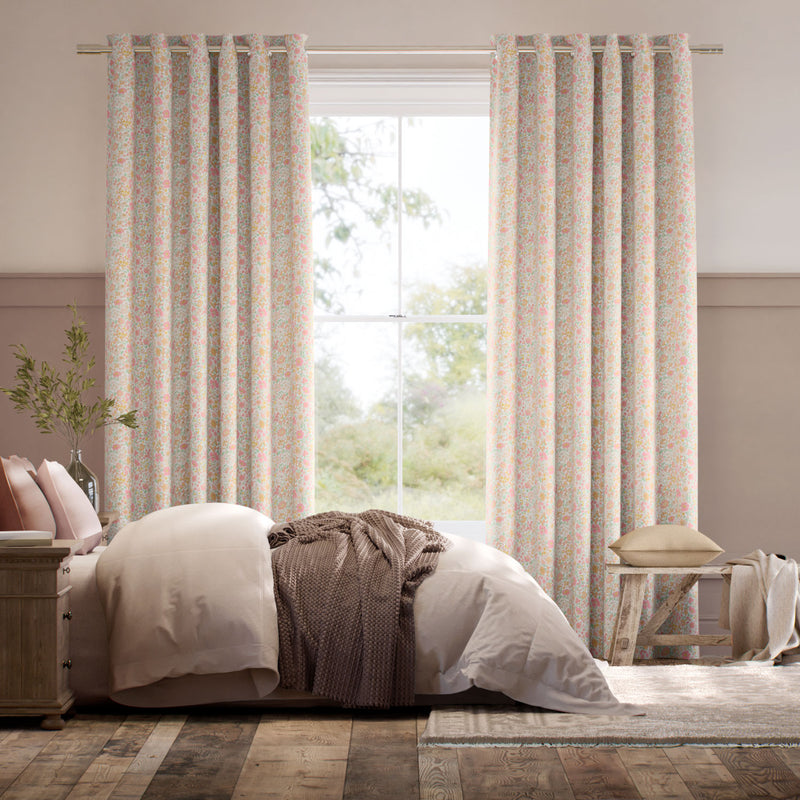 Colorized Wharfedale Apricot Curtains 6618