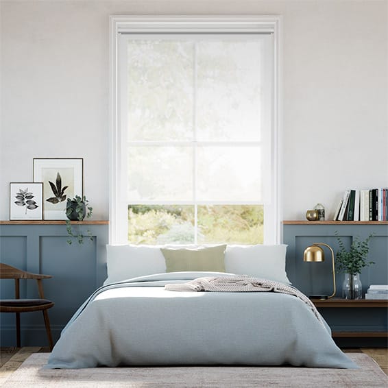 Colorized Atlas Cloud White Roller Blind 7925