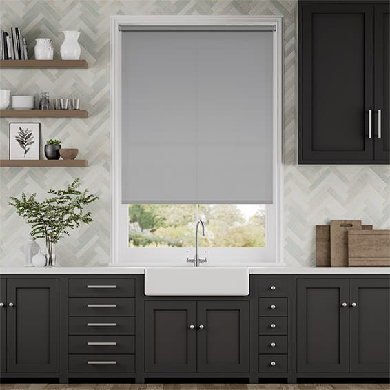 Colorized Avalon Natural Grey  Roller Blind 7937