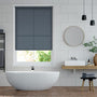Colorized Avalon Dark Blue Roller Blind 7933