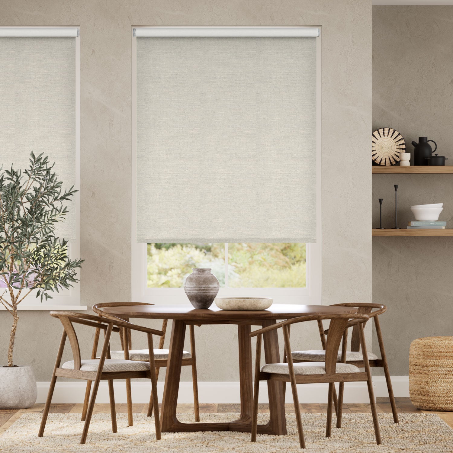 Colorized Choices Paleo Linen Ecru  Roller Blind 8007