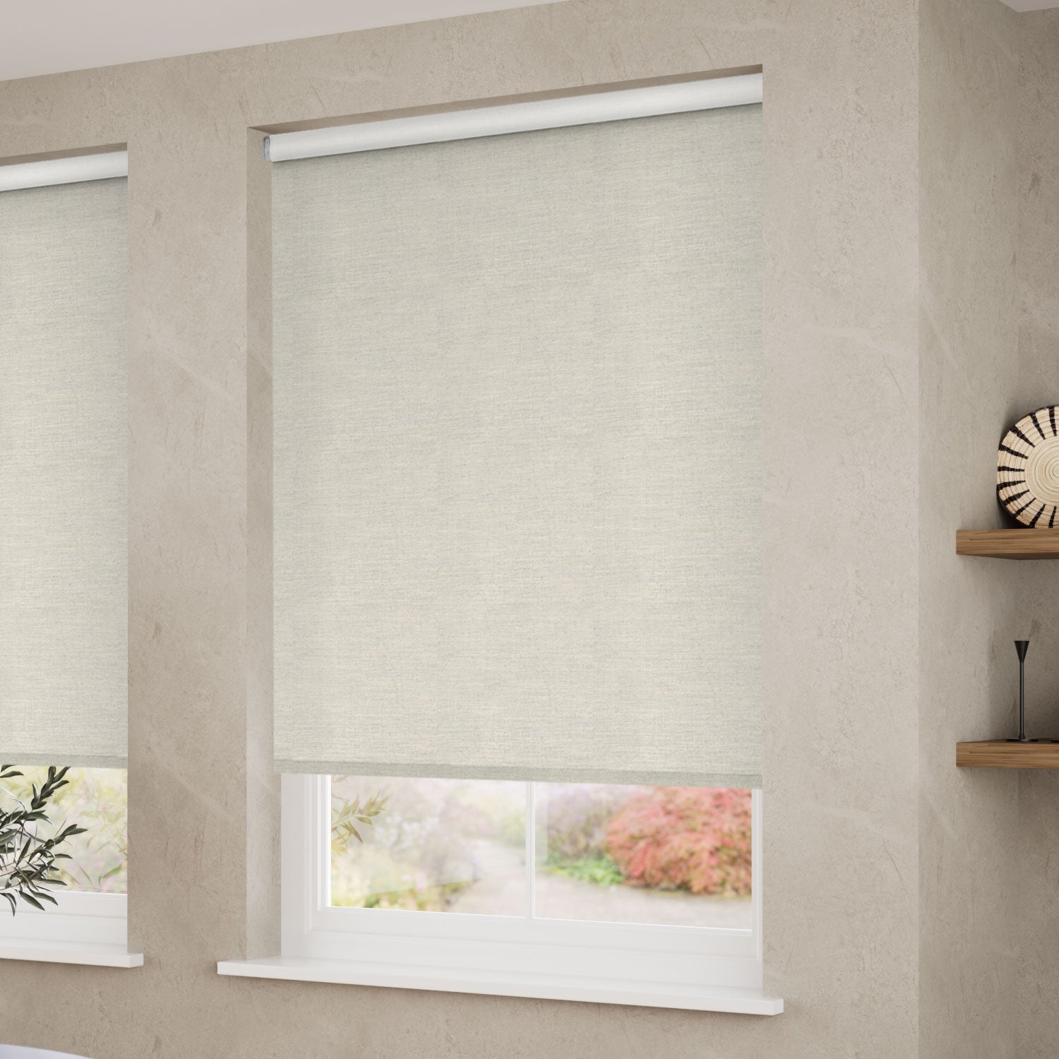 ColorizedZoom Choices Paleo Linen Ecru  Roller Blind 8007