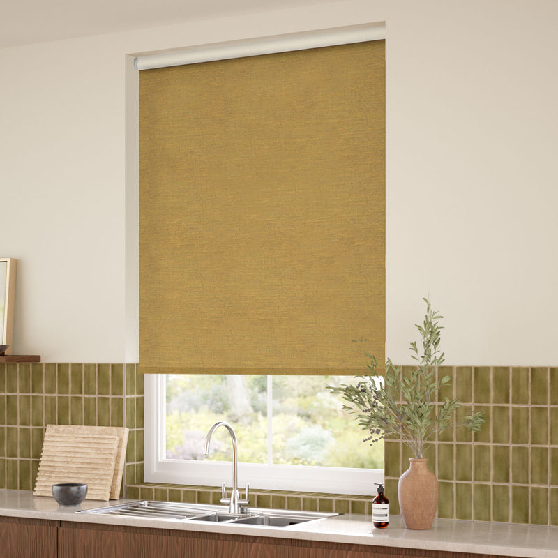 ColorizedZoom Choices Paleo Linen Saffron  Roller Blind 8010