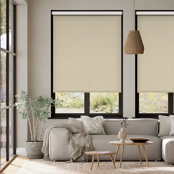 Colorized Choices Paleo Linen Sandstone  Roller Blind 8011