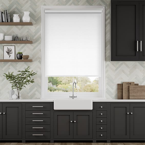 Colorized Choices Penrith Bright White Roller Blind 8018