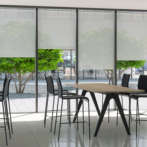 ColorizedZoom Contract Oculus Modern Grey Roller Blind 8032