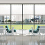 Colorized Contract Oculus Bone White Roller Blind 8026