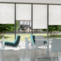ColorizedZoom Contract Oculus Bone White Roller Blind 8026