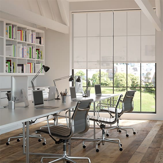 ColorizedZoom Contract Oculus City Grey Roller Blind 8027