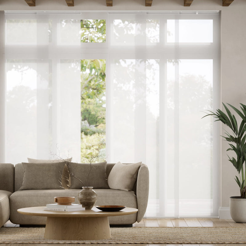 Colorized Oculus Alabaster Panel Blind 8044