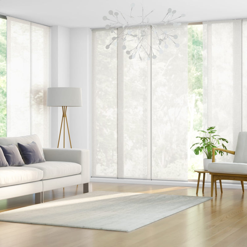 ColorizedZoom Oculus Bone White  Panel Blind 8045