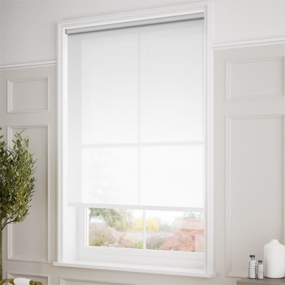 ColorizedZoom Onella Bone White  Roller Blind 8056