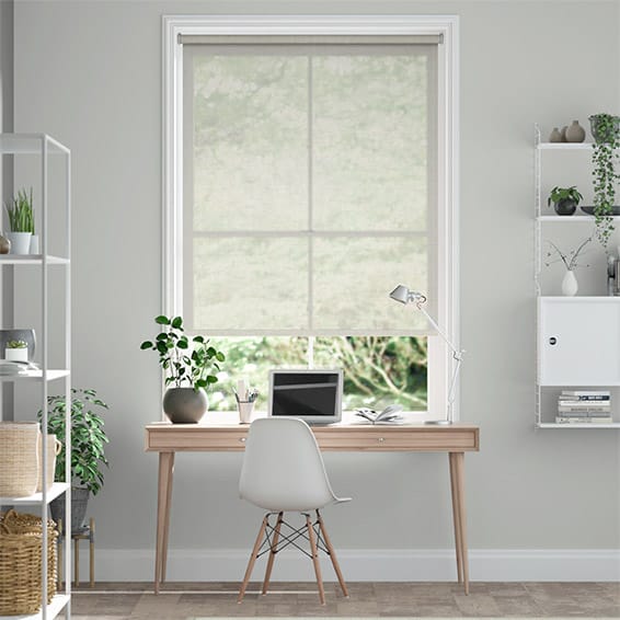 Colorized Solana Pale Grey Roller Blind 8090