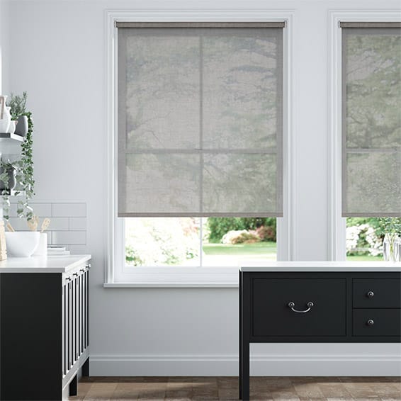 Colorized Solana Smoky Grey Roller Blind 8093