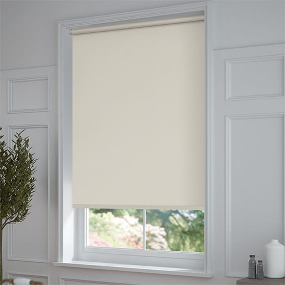 ColorizedZoom Sorrento Blackout Ecru Roller Blind 8098