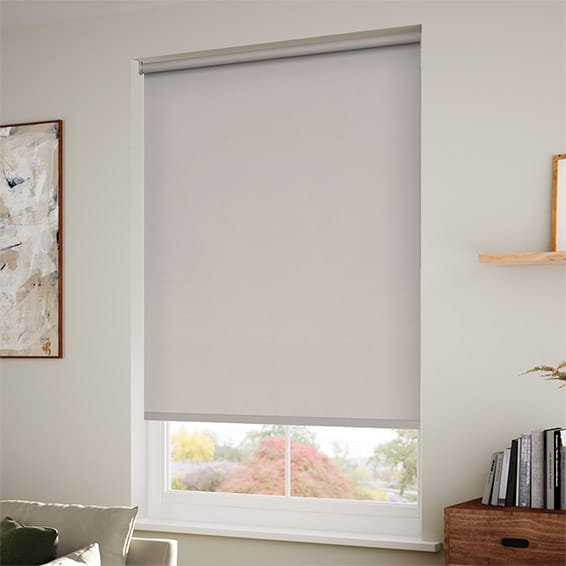 ColorizedZoom Sorrento Blackout Mineral Grey  Roller Blind 8102