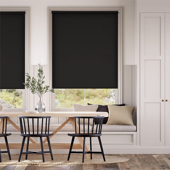 Colorized Sorrento Blackout Kohl  Roller Blind 8101